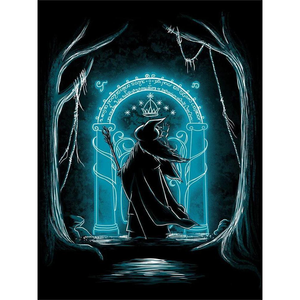Diamond Painting - Full Round - dark witch (30*40CM)