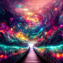 Load image into Gallery viewer, Diamond Painting - Full Round - rainbow single bridge (40*40CM)
