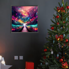 Load image into Gallery viewer, Diamond Painting - Full Round - rainbow single bridge (40*40CM)
