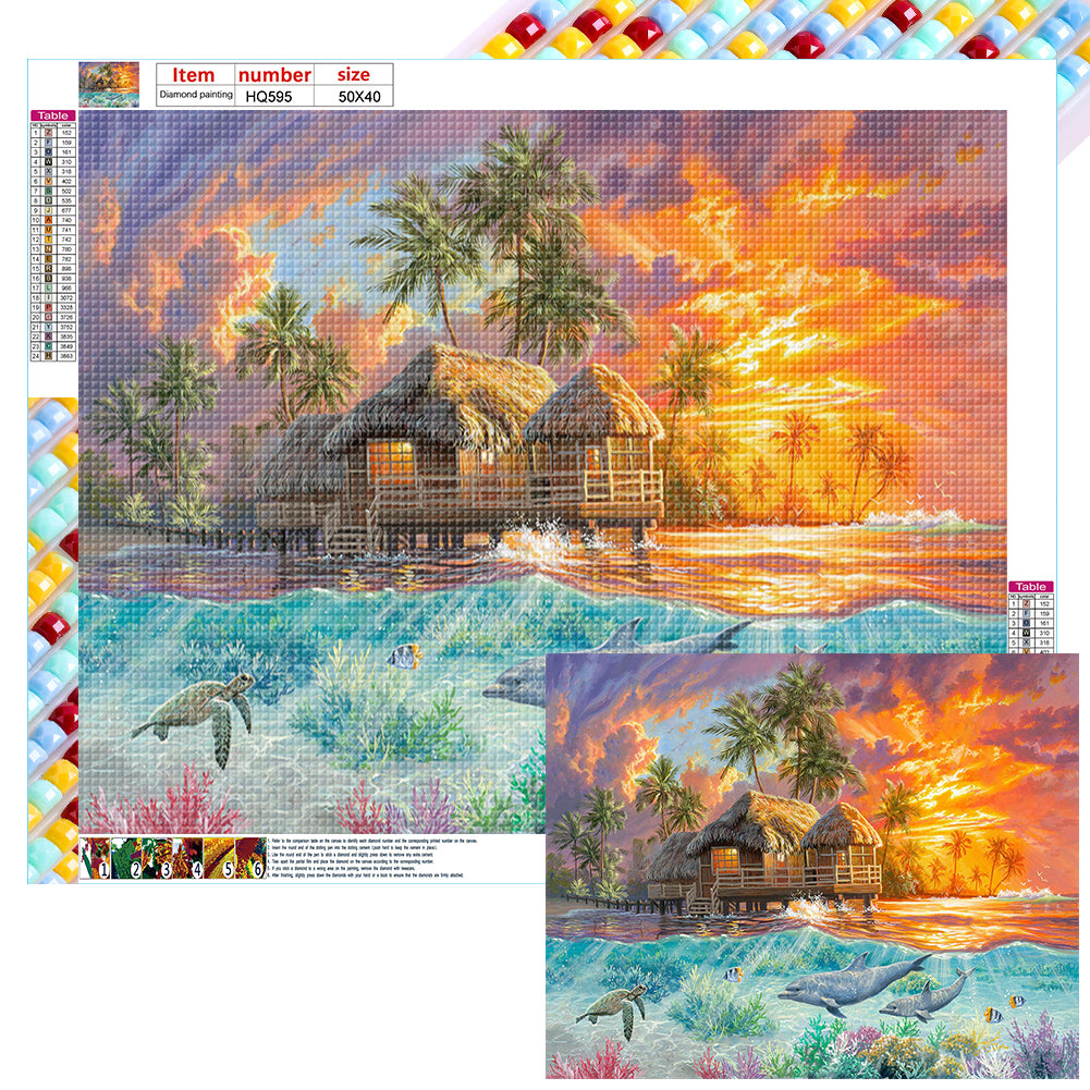 Diamond Painting - Full Square - nature and animals (50*40CM)