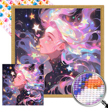 Load image into Gallery viewer, AB Diamond Painting - Full Round - starlight girl (40*40CM)
