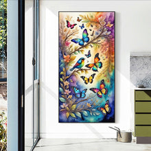 Load image into Gallery viewer, Diamond Painting - Full Round - flying butterflies (40*70CM)
