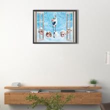 Load image into Gallery viewer, Diamond Painting - Full Square - Frozen outside the window (40*30CM)
