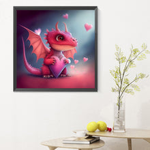Load image into Gallery viewer, Diamond Painting - Full Round - Glowing little dinosaur (30*30CM)
