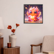 Load image into Gallery viewer, Diamond Painting - Full Round - Glowing little dinosaur (30*30CM)
