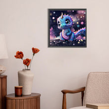 Load image into Gallery viewer, Diamond Painting - Full Round - Glowing little dinosaur (30*30CM)

