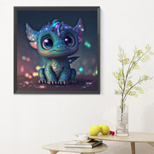 Load image into Gallery viewer, Diamond Painting - Full Round - Glowing little dinosaur (30*30CM)
