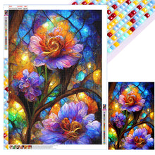 Load image into Gallery viewer, Diamond Painting - Full Square - translucent colorful flowers (50*70CM)
