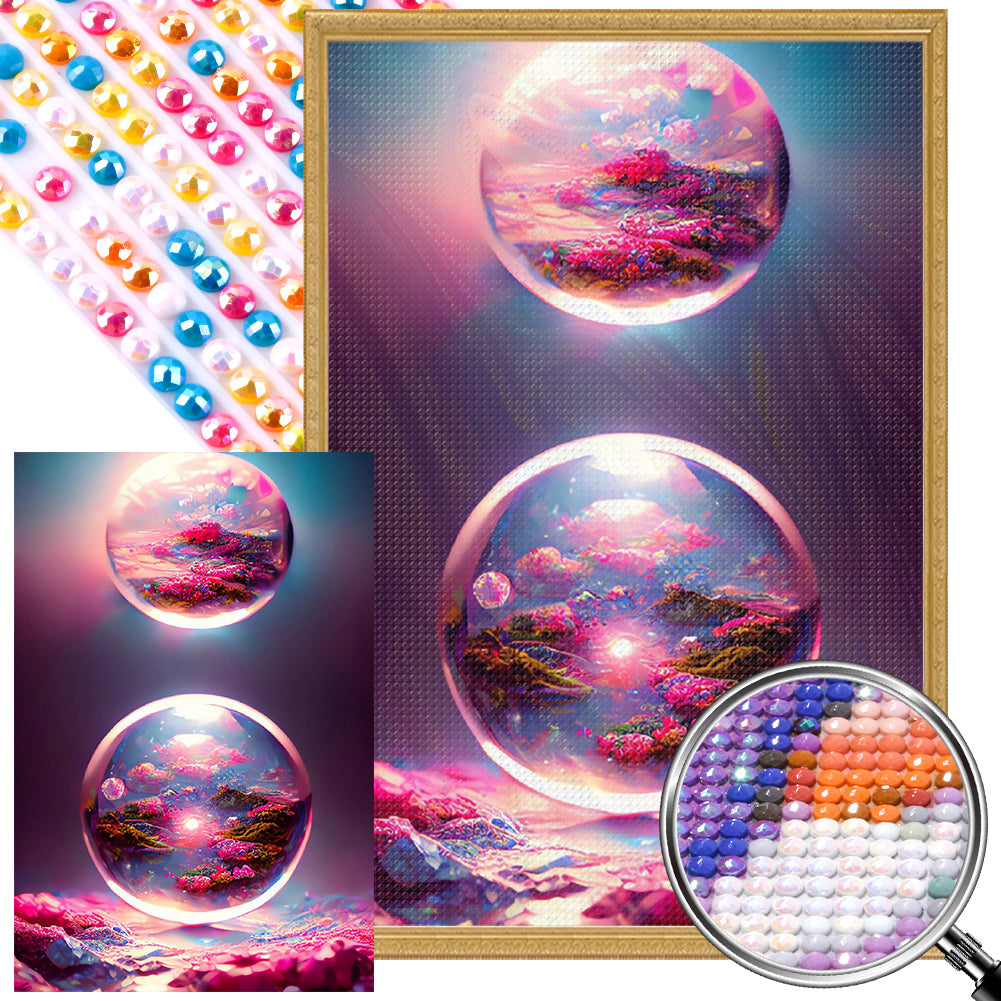 AB Diamond Painting - Full Round - fantasy bubbles (40*60CM)