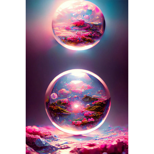AB Diamond Painting - Full Round - fantasy bubbles (40*60CM)
