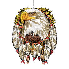 Load image into Gallery viewer, Flag Dreamcatcher Single-Sided Diamond Painting Hanging Pendant for Wall Decor

