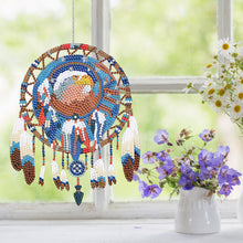 Load image into Gallery viewer, Flag Dreamcatcher Single-Sided Diamond Painting Hanging Pendant for Wall Decor
