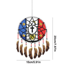 Load image into Gallery viewer, Flag Dreamcatcher Single-Sided Diamond Painting Hanging Pendant for Wall Decor
