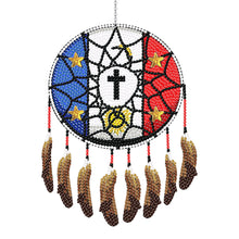 Load image into Gallery viewer, Flag Dreamcatcher Single-Sided Diamond Painting Hanging Pendant for Wall Decor
