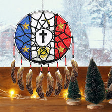 Load image into Gallery viewer, Flag Dreamcatcher Single-Sided Diamond Painting Hanging Pendant for Wall Decor
