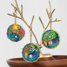 Load image into Gallery viewer, 6 PCS Multicoloured Love Double Sided Special Shape Diamond Painting Keychain
