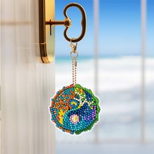 Load image into Gallery viewer, 6 PCS Multicoloured Love Double Sided Special Shape Diamond Painting Keychain
