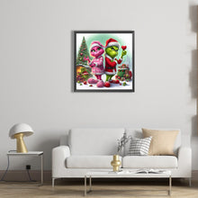 Load image into Gallery viewer, AB Diamond Painting - Full Round - Red-haired monster and green-haired monster (30*30CM)
