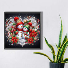 Load image into Gallery viewer, AB Diamond Painting - Full Round - snowman (30*30CM)
