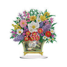 Load image into Gallery viewer, Acrylic Bouquet Diamond Painting Desktop Decorations for Office Desktop Decor
