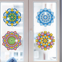 Load image into Gallery viewer, 6 PCS Mosaic Diamond Art Stickers Mandala Diamond Painting Stickers for Kid Gift
