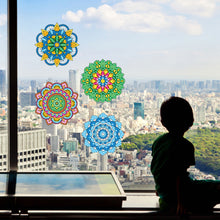 Load image into Gallery viewer, 6 PCS Mosaic Diamond Art Stickers Mandala Diamond Painting Stickers for Kid Gift
