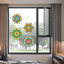 Load image into Gallery viewer, 6 PCS Mosaic Diamond Art Stickers Mandala Diamond Painting Stickers for Kid Gift
