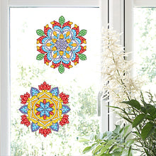 Load image into Gallery viewer, 6 PCS Mosaic Diamond Art Stickers Mandala Diamond Painting Stickers for Kid Gift
