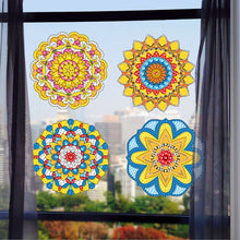 Load image into Gallery viewer, 6 PCS Mosaic Diamond Art Stickers Mandala Diamond Painting Stickers for Kid Gift
