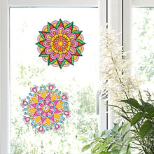 Load image into Gallery viewer, 6 PCS Mosaic Diamond Art Stickers Mandala Diamond Painting Stickers for Kid Gift
