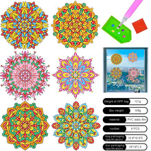 Load image into Gallery viewer, 6 PCS Mosaic Diamond Art Stickers Mandala Diamond Painting Stickers for Kid Gift
