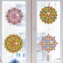 Load image into Gallery viewer, 6 PCS Mosaic Diamond Art Stickers Mandala Diamond Painting Stickers for Kid Gift
