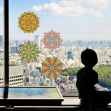 Load image into Gallery viewer, 6 PCS Mosaic Diamond Art Stickers Mandala Diamond Painting Stickers for Kid Gift
