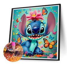 Load image into Gallery viewer, Diamond Painting - Full Round - Stitch and the Butterfly (30*30CM)
