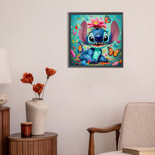 Load image into Gallery viewer, Diamond Painting - Full Round - Stitch and the Butterfly (30*30CM)
