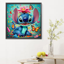 Load image into Gallery viewer, Diamond Painting - Full Round - Stitch and the Butterfly (30*30CM)
