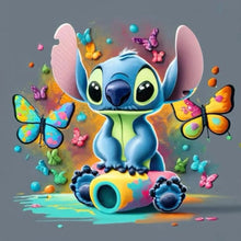 Load image into Gallery viewer, Diamond Painting - Full Round - Stitch and the Butterfly (30*30CM)
