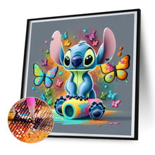 Load image into Gallery viewer, Diamond Painting - Full Round - Stitch and the Butterfly (30*30CM)
