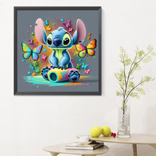 Load image into Gallery viewer, Diamond Painting - Full Round - Stitch and the Butterfly (30*30CM)
