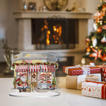 Load image into Gallery viewer, Christmas Snow Room Round Desktop Diamond Art Kits for Home Office Desktop Decor
