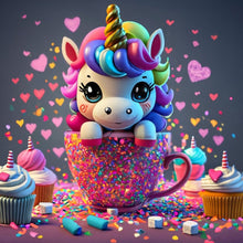 Load image into Gallery viewer, Diamond Painting - Full Round - Cartoon minifigure-color pony (30*30CM)
