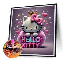Load image into Gallery viewer, Diamond Painting - Full Round - Cartoon minifigure-Hello Kitty (30*30CM)
