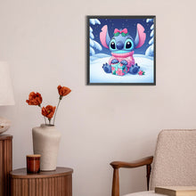 Load image into Gallery viewer, Diamond Painting - Full Round - Stitch and Christmas gifts (30*30CM)
