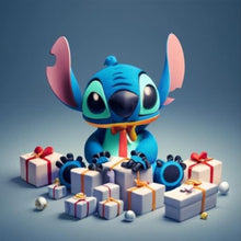 Load image into Gallery viewer, Diamond Painting - Full Round - Stitch and Christmas gifts (30*30CM)
