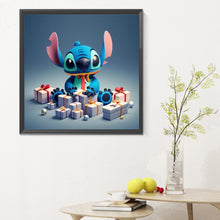 Load image into Gallery viewer, Diamond Painting - Full Round - Stitch and Christmas gifts (30*30CM)
