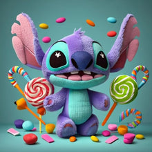 Load image into Gallery viewer, Diamond Painting - Full Round - Candy and Stitch (30*30CM)
