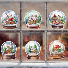 Load image into Gallery viewer, 6 PCS Christmas Tree Christmas Lamp Diamond Painting Stickers for Boy Girls Gift
