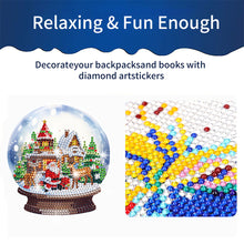 Load image into Gallery viewer, 6 PCS Christmas Tree Christmas Lamp Diamond Painting Stickers for Boy Girls Gift
