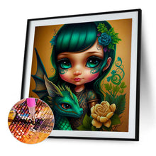 Load image into Gallery viewer, AB Diamond Painting - Full Round - dragon and maiden (40*40CM)
