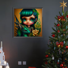 Load image into Gallery viewer, AB Diamond Painting - Full Round - dragon and maiden (40*40CM)
